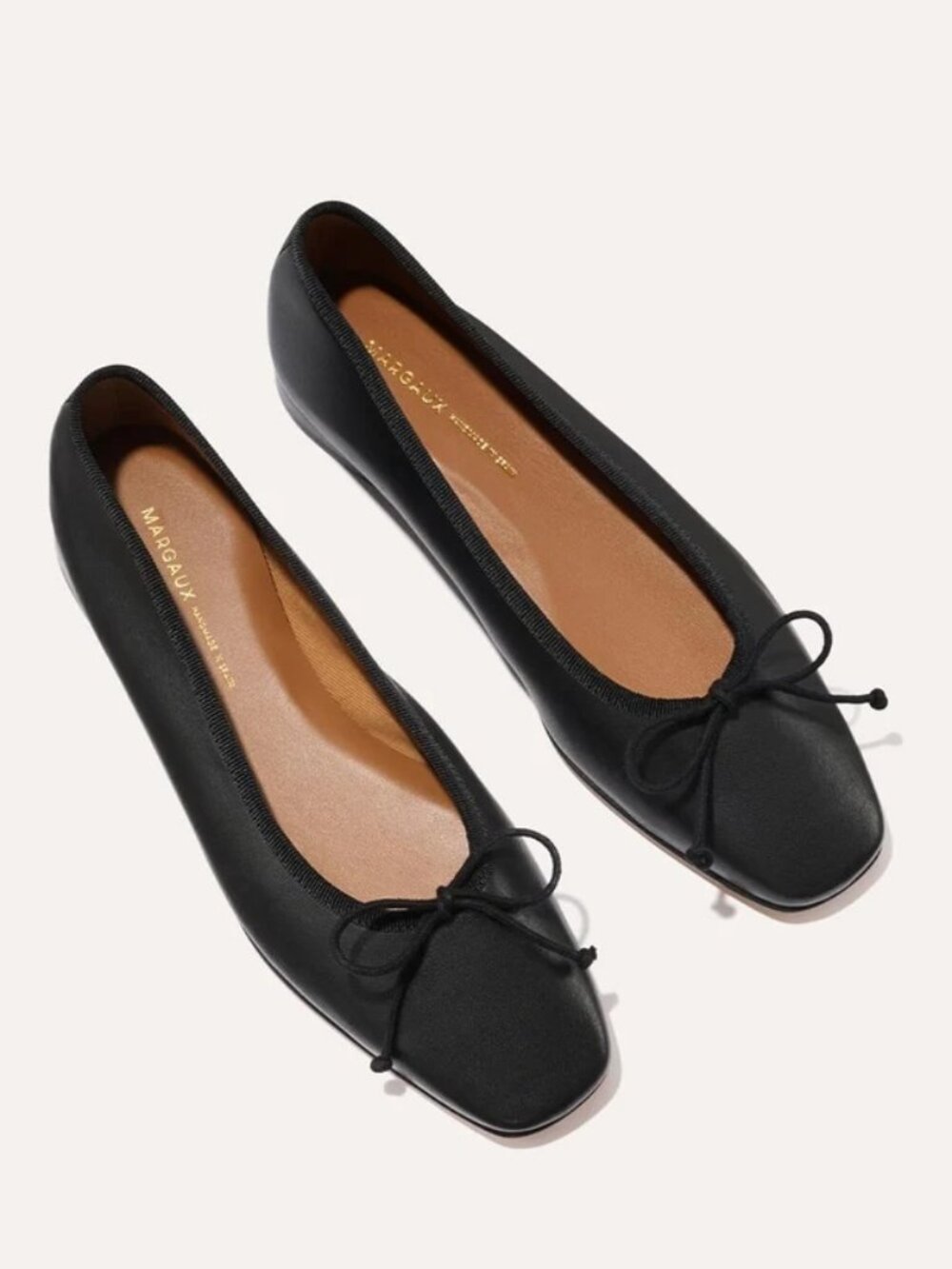 Margaux The Fonteyn in Black Nappa, Size 38 (US 8)